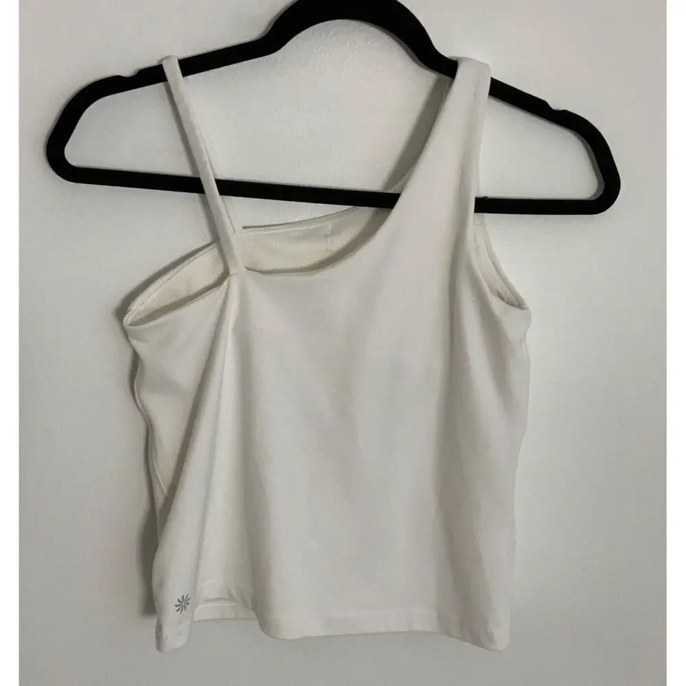 Athleta Girl White‎ Athletic Top size XL